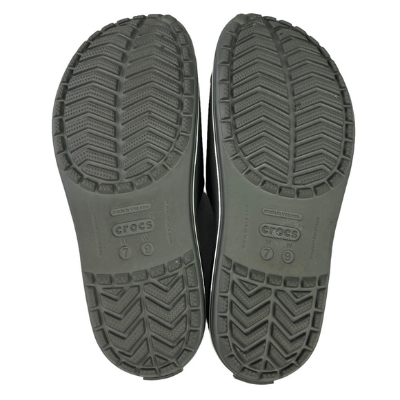 Crocs Crocband II Gray Slides Slip On Size W9 M7 - Picture 10 of 11